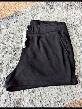Old Navy Black Athletic Skort with Drawstring Waist